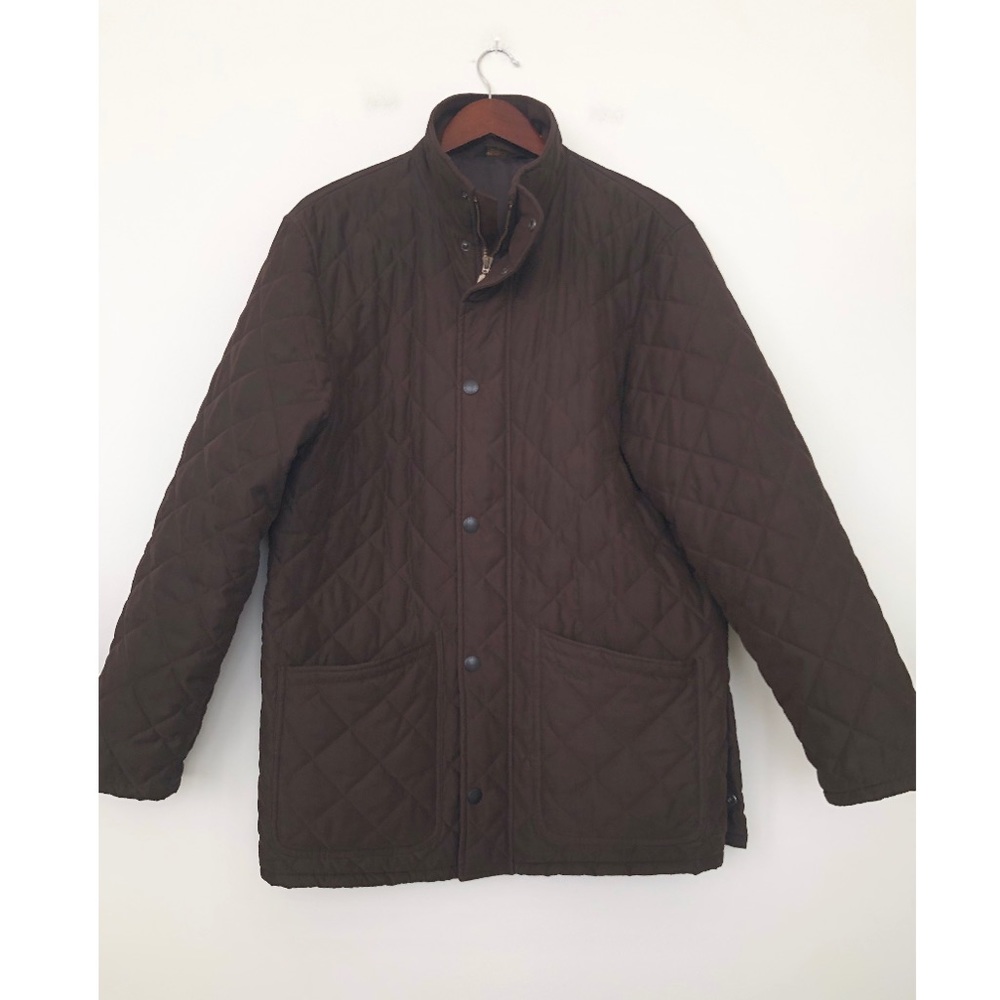 Barbour Brown Hampton Quilted Jacket